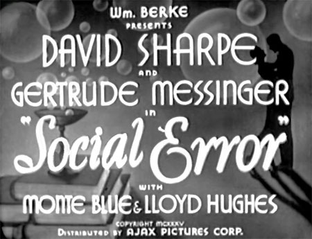 Image result for Social Error 1935