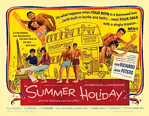 SUMMER HOLIDAY 1963 - Movie on DVD - Cliff Richard & The Shadows FIlms Videos